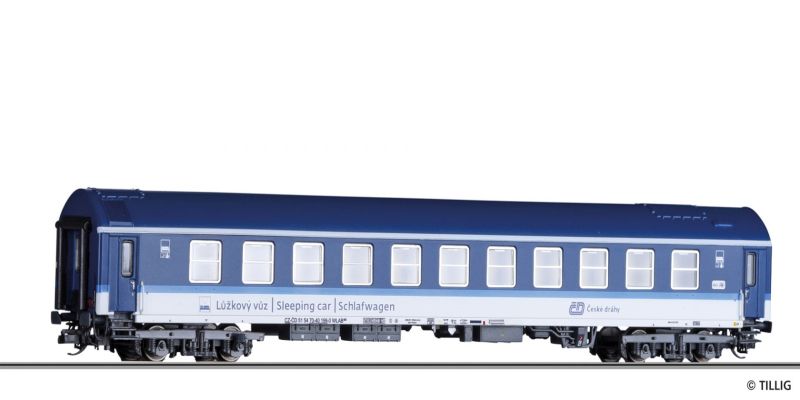 Rýchlikový spací vagón typ WLAB 822 ČD (Najbrt) [TT]