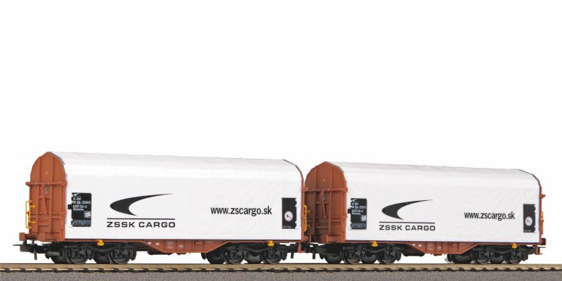 Set 2x krytý vagón Shimmns ZSSK Cargo [H0]