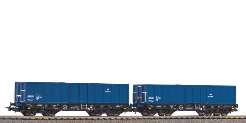 Set 2x otvorené nákladné vagóny Eamos PKP [H0]