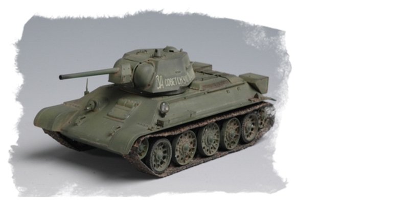 Tank T34/76 1943 - stavebnica [1:48]