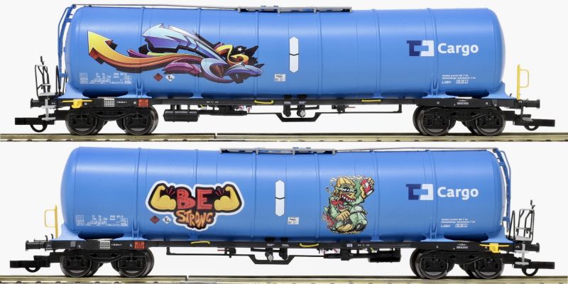 Cisternový vagón Zacns 98 ČD Cargo (graffity) [H0]